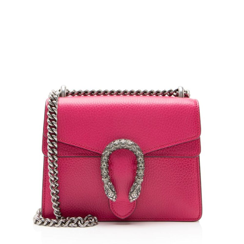 Gucci Leather Crystal Dionysus Small Shoulder Bag